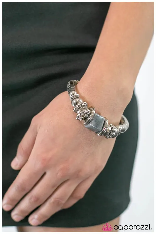 Paparazzi Bracelet Sea Siren Silver Paparazzi Jewelry Bracelets