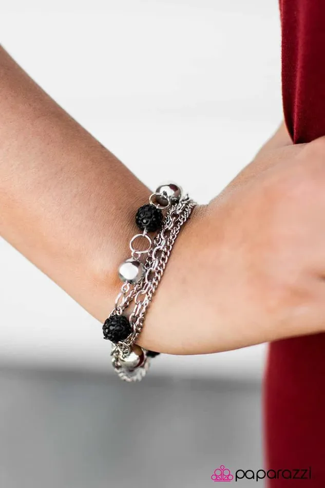 Paparazzi Bracelet Step Aside Black Paparazzi Jewelry Bracelets