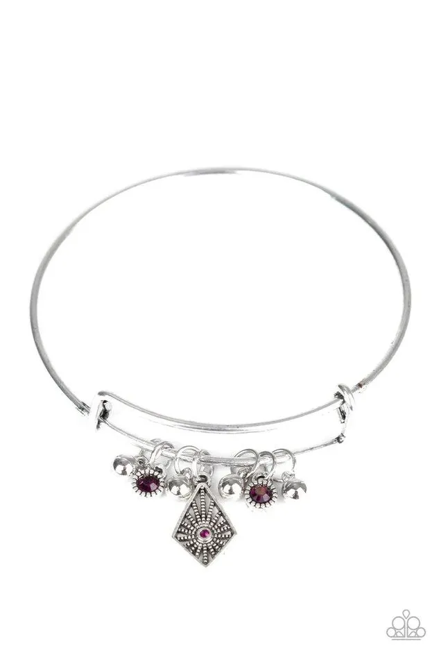 Paparazzi Bracelet Treasure Charms Purple Paparazzi Jewelry Bracelets