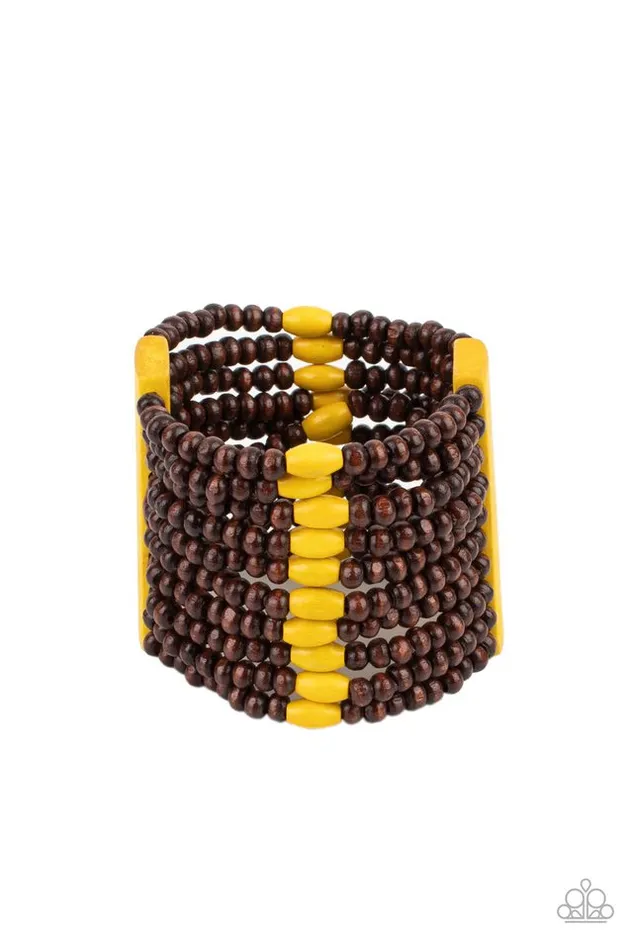Paparazzi Bracelet Tropical Trendsetter Yellow Paparazzi Jewelry Bracelets Paparazzi Bracelet Tropical Trendsetter Yellow Paparazzi Jewelry Bracelets