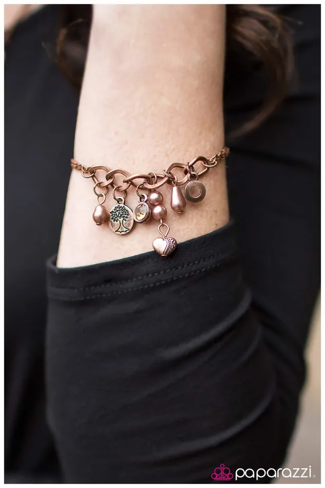 Paparazzi Bracelet Welcome To Bliss Copper Paparazzi Jewelry Bracelets