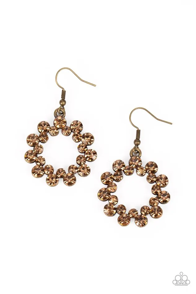 Paparazzi Earring Champagne Bubbles Brass Paparazzi Jewelry Earrings Paparazzi Earring Champagne Bubbles Brass Paparazzi Jewelry Earrings