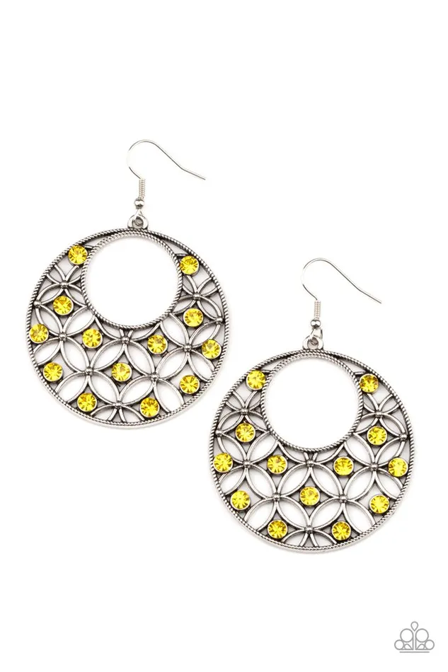 Paparazzi Earring Garden Garnish Yellow Paparazzi Jewelry Earrings Paparazzi Earring Garden Garnish Yellow Paparazzi Jewelry Earrings