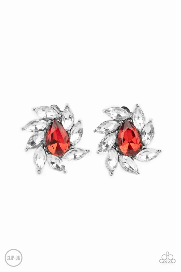 Paparazzi Earring Sophisticated Swirl Red Paparazzi Jewelry Earrings Paparazzi Earring Sophisticated Swirl Red Paparazzi Jewelry Earrings