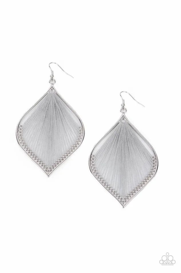 Paparazzi Earring String Theory Silver Paparazzi Jewelry Earrings Paparazzi Earring String Theory Silver Paparazzi Jewelry Earrings