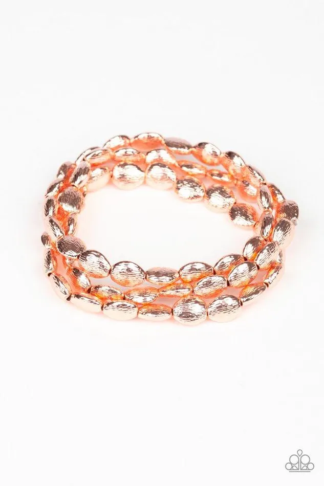 Paparazzi Jewelry Bracelets Paparazzi Bracelet Basic Bliss Copper
