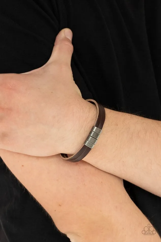Paparazzi Jewelry Bracelets Paparazzi Bracelet Best ROAMmate Ever Brown
