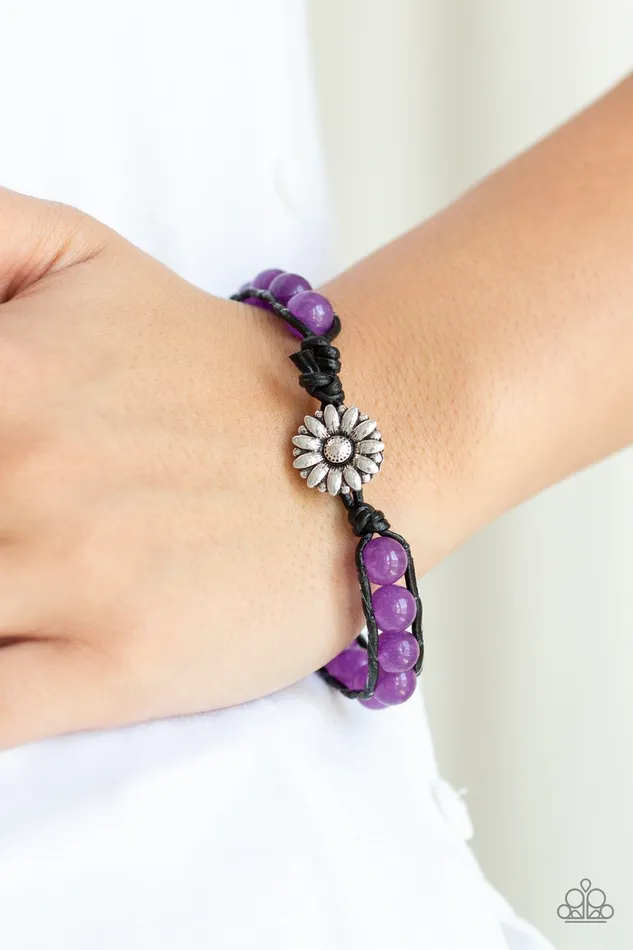 Paparazzi Jewelry Bracelets Paparazzi Bracelet Daisy Guru Purple