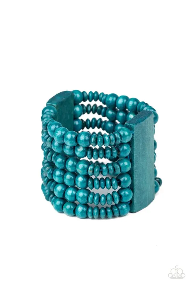 Paparazzi Jewelry Bracelets Paparazzi Bracelet Dont Stop BELIZEing Blue