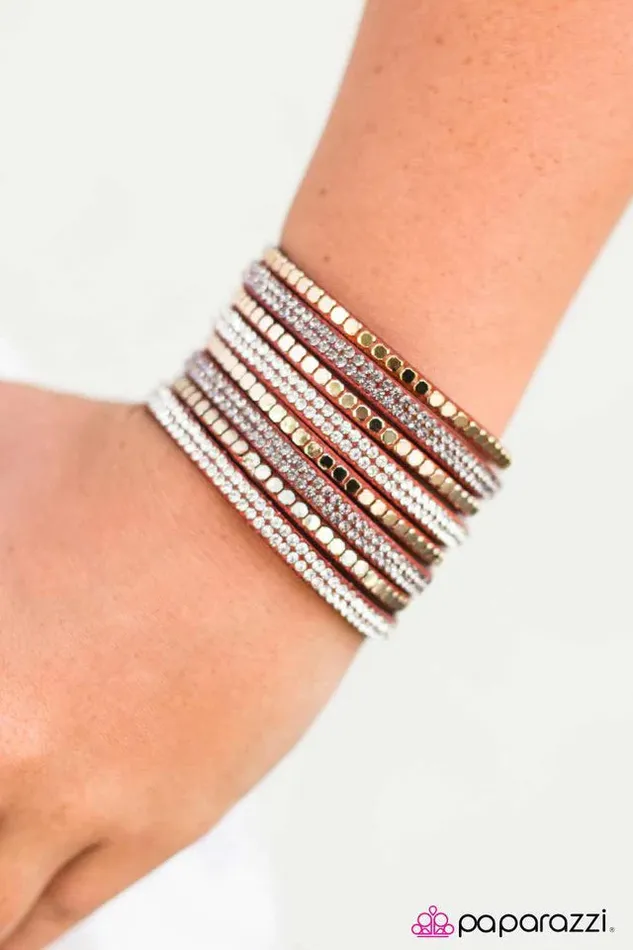 Paparazzi Jewelry Bracelets Paparazzi Bracelet Fight Night Red
