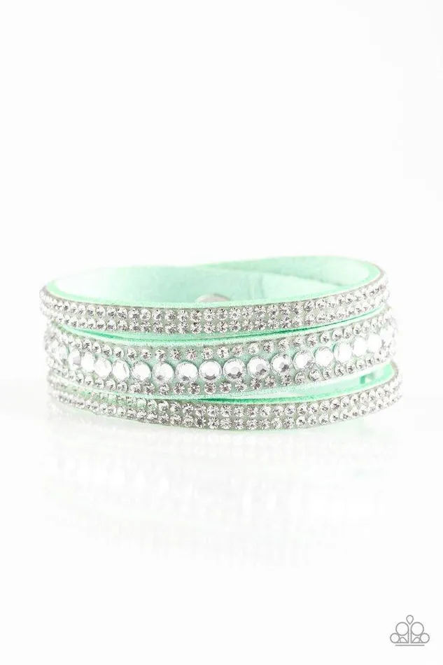Paparazzi Jewelry Bracelets Paparazzi Bracelet Harlem Hustle Green