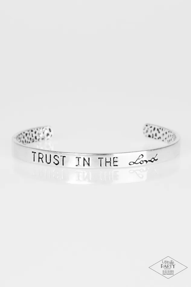 Paparazzi Jewelry Bracelets Paparazzi Bracelet I Put My Trust In You Silver