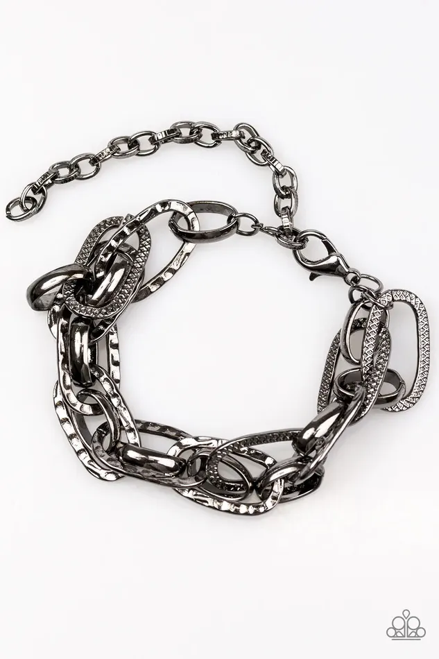 Paparazzi Jewelry Bracelets Paparazzi Bracelet Industrial Underground Black