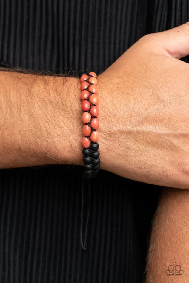 Paparazzi Jewelry Bracelets Paparazzi Bracelet Just Play Cool Orange