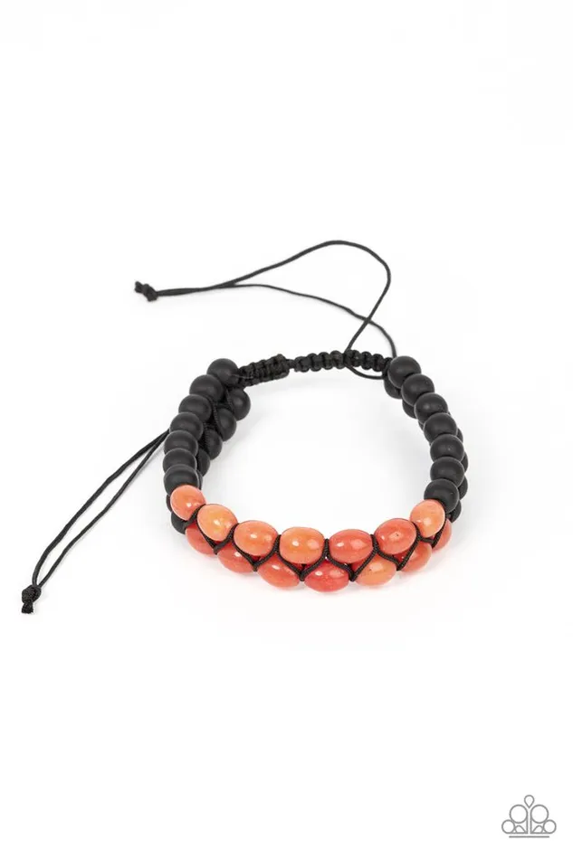 Paparazzi Jewelry Bracelets Paparazzi Bracelet Just Play Cool Orange Paparazzi Jewelry Bracelets Paparazzi Bracelet Just Play Cool Orange