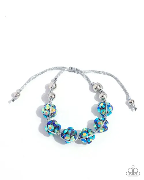 Paparazzi Jewelry Bracelets Paparazzi Bracelet Knotted Kindness Blue Paparazzi Jewelry Bracelets Paparazzi Bracelet Knotted Kindness Blue