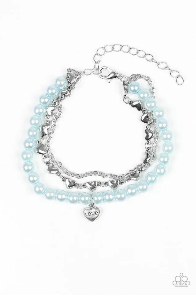 Paparazzi Jewelry Bracelets Paparazzi Bracelet Love Like You Mean It Blue
