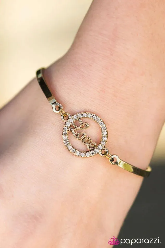 Paparazzi Jewelry Bracelets Paparazzi Bracelet Love Your Story Brass