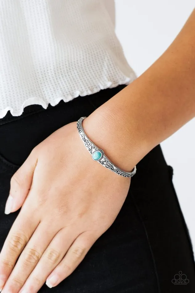 Paparazzi Jewelry Bracelets Paparazzi Bracelet Make Your Own Path Blue