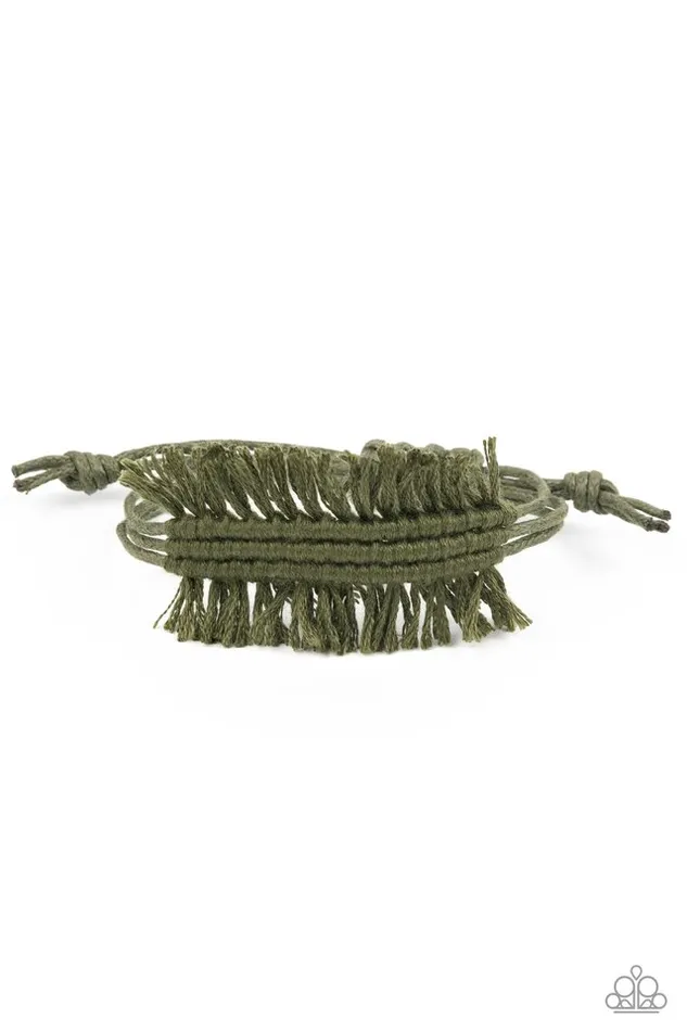 Paparazzi Jewelry Bracelets Paparazzi Bracelet Make Yourself at HOMESPUN Green Paparazzi Jewelry Bracelets Paparazzi Bracelet Make Yourself at HOMESPUN Green
