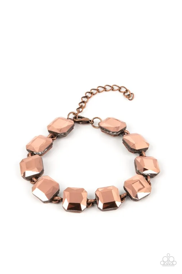 Paparazzi Jewelry Bracelets Paparazzi Bracelet MindBlowing Bling Copper Paparazzi Jewelry Bracelets Paparazzi Bracelet MindBlowing Bling Copper