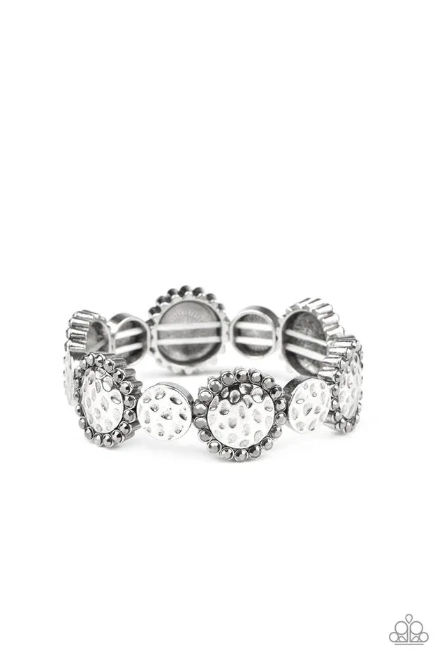 Paparazzi Jewelry Bracelets Paparazzi Bracelet Mixed Up Metro Silver Paparazzi Jewelry Bracelets Paparazzi Bracelet Mixed Up Metro Silver