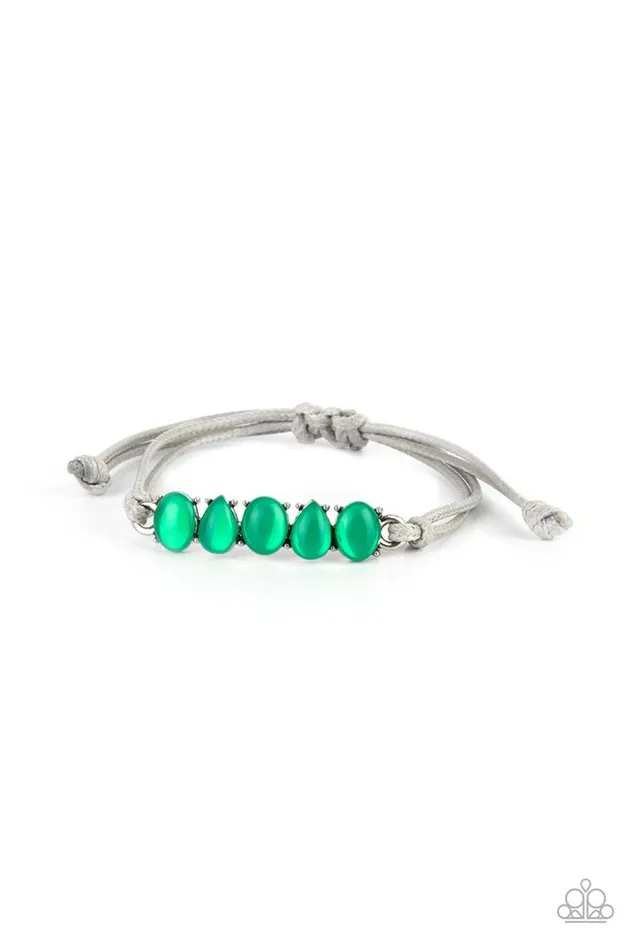 Paparazzi Jewelry Bracelets Paparazzi Bracelet Opal Paradise Green Paparazzi Jewelry Bracelets Paparazzi Bracelet Opal Paradise Green
