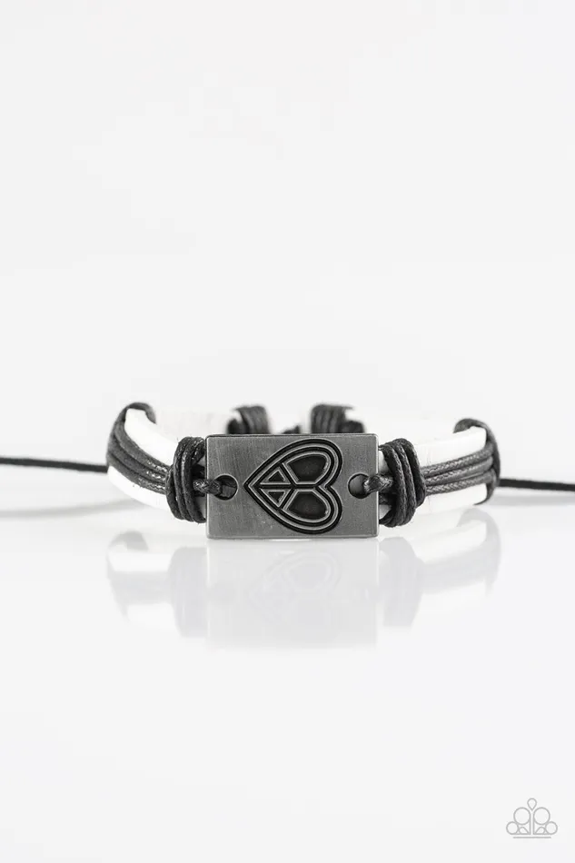 Paparazzi Jewelry Bracelets Paparazzi Bracelet Peace Of Mind White