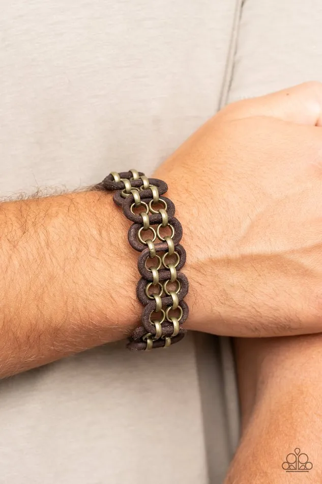 Paparazzi Jewelry Bracelets Paparazzi Bracelet Roaming Rover Brass