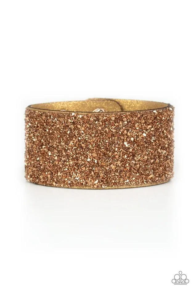Paparazzi Jewelry Bracelets Paparazzi Bracelet The Halftime Show Gold