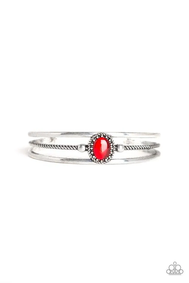 Paparazzi Jewelry Bracelets Paparazzi Bracelet Top Of The Pop Charts Red