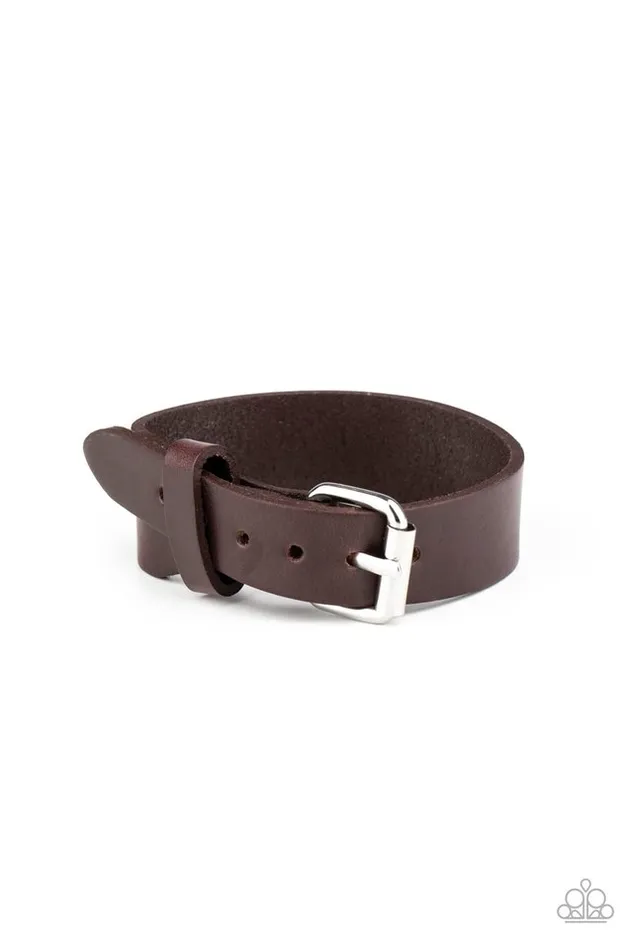Paparazzi Jewelry Bracelets Paparazzi Bracelet Tougher Than Leather Brown Paparazzi Jewelry Bracelets Paparazzi Bracelet Tougher Than Leather Brown