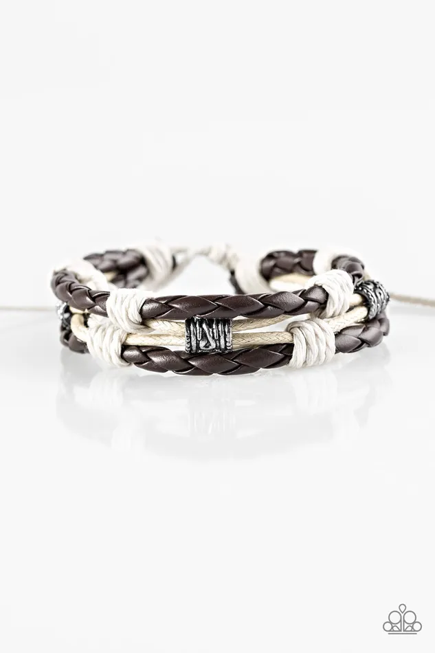 Paparazzi Jewelry Bracelets Paparazzi Bracelet Urban Adventurer White