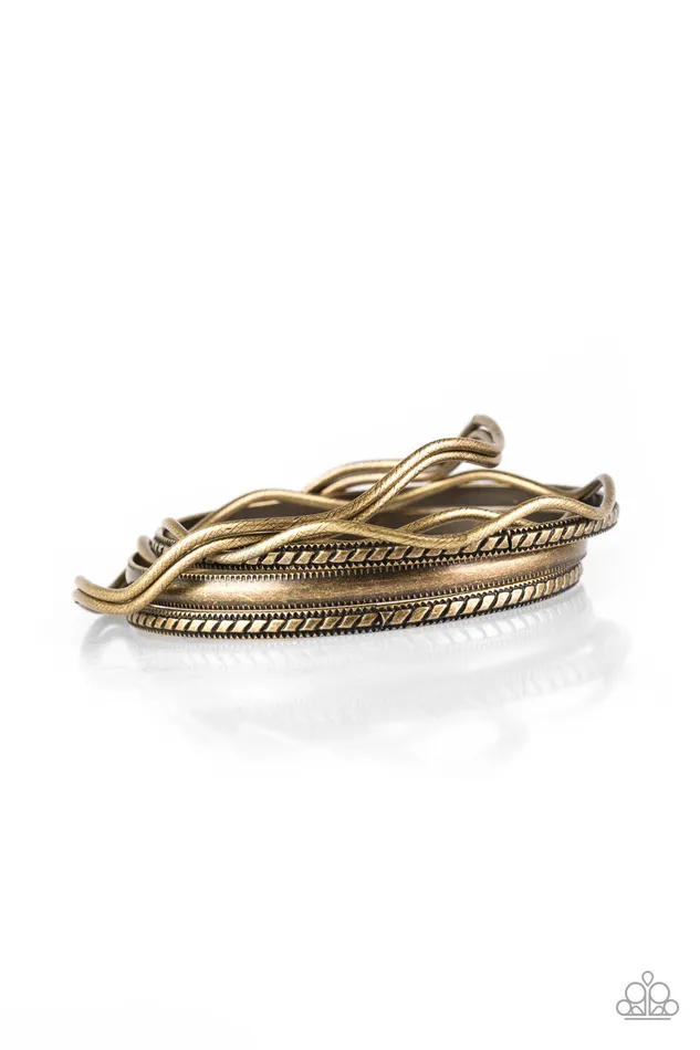 Paparazzi Jewelry Bracelets Paparazzi Bracelet Zesty Zimbabwe Brass