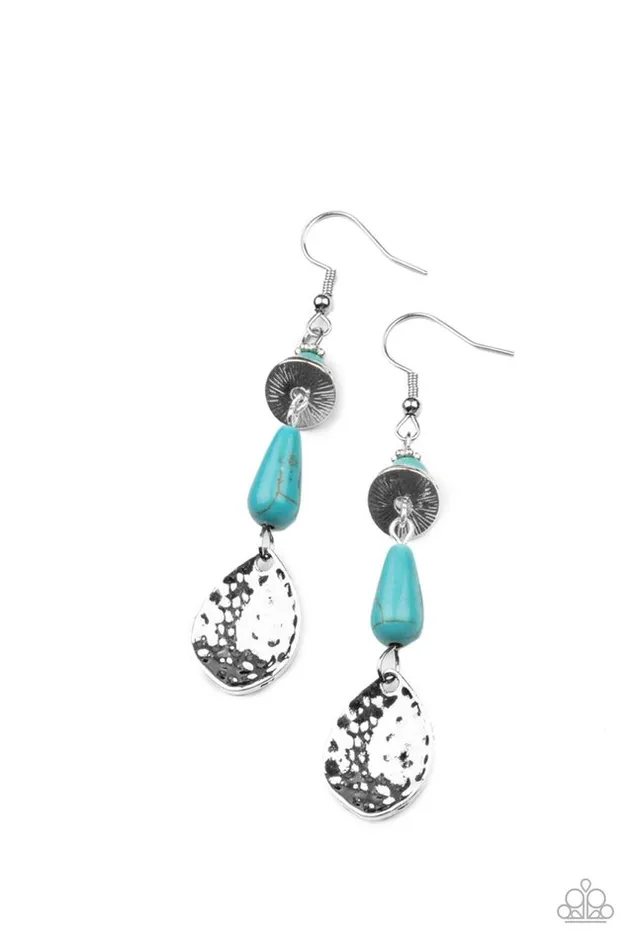 Paparazzi Jewelry Earrings Paparazzi Earring Artfully Artisan Blue Paparazzi Jewelry Earrings Paparazzi Earring Artfully Artisan Blue