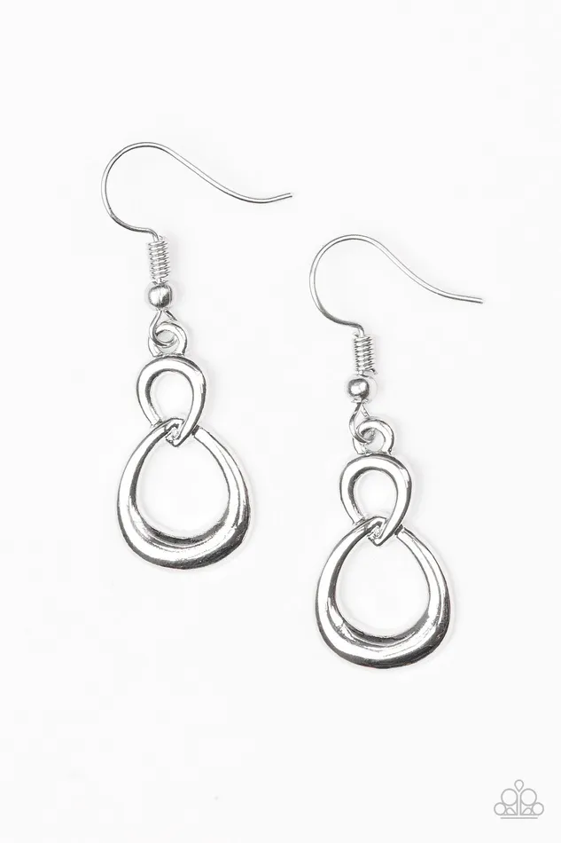 Paparazzi Jewelry Earrings Paparazzi Earring Boundless Beauty Silver