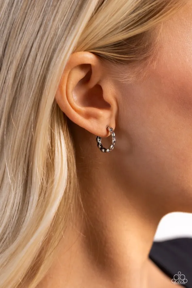 Paparazzi Jewelry Earrings Paparazzi Earring Buzzworthy Bling Silver
