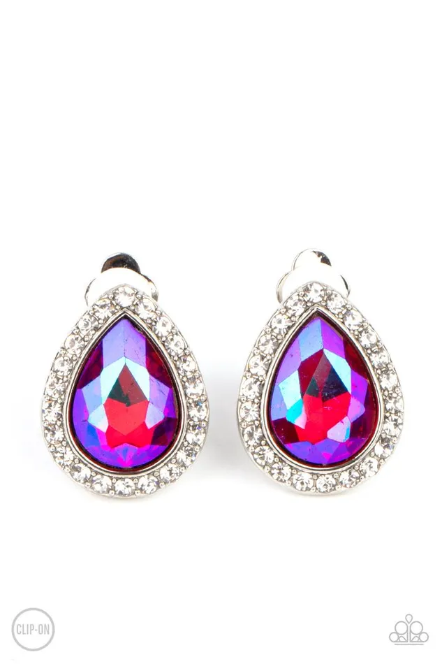 Paparazzi Jewelry Earrings Paparazzi Earring Cosmic Castles Pink Paparazzi Jewelry Earrings Paparazzi Earring Cosmic Castles Pink