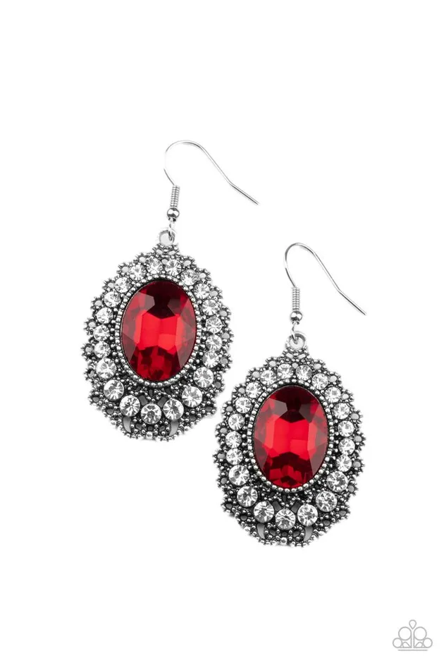 Paparazzi Jewelry Earrings Paparazzi Earring Glacial Gardens Red Paparazzi Jewelry Earrings Paparazzi Earring Glacial Gardens Red