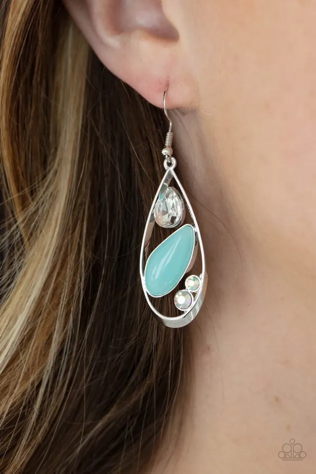 Paparazzi Jewelry Earrings Paparazzi Earring Harmonious Harbors Blue