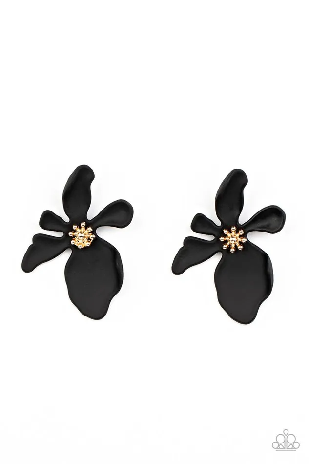 Paparazzi Jewelry Earrings Paparazzi Earring Hawaiian Heiress Black Paparazzi Jewelry Earrings Paparazzi Earring Hawaiian Heiress Black
