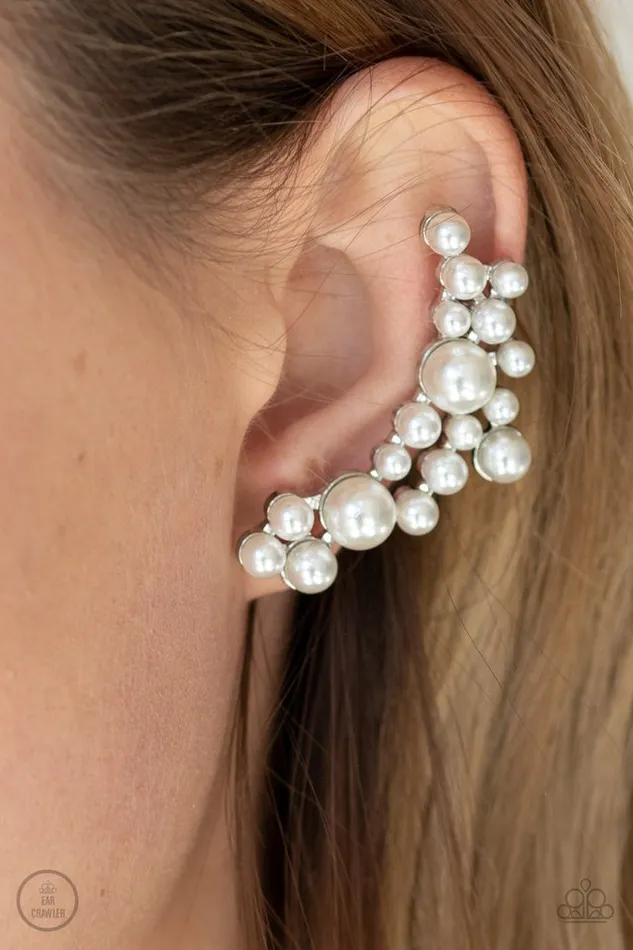Paparazzi Jewelry Earrings Paparazzi Earring Metro Makeover White Paparazzi Jewelry Earrings Paparazzi Earring Metro Makeover White