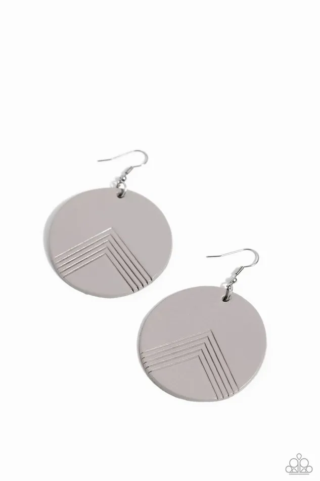 Paparazzi Jewelry Earrings Paparazzi Earring On the Edge of Edgy Silver Paparazzi Jewelry Earrings Paparazzi Earring On the Edge of Edgy Silver