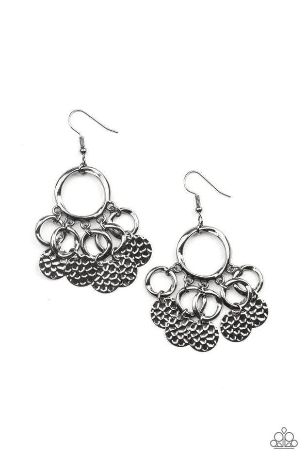Paparazzi Jewelry Earrings Paparazzi Earring Partners in CHIME Black Paparazzi Jewelry Earrings Paparazzi Earring Partners in CHIME Black