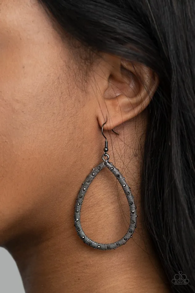 Paparazzi Jewelry Earrings Paparazzi Earring Standout Sparkle Black