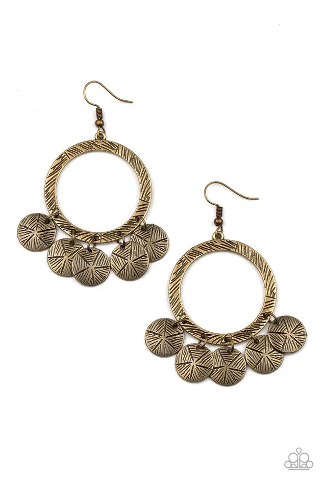 Paparazzi Jewelry Earrings Paparazzi Earring Trinket Tease Brass Paparazzi Jewelry Earrings Paparazzi Earring Trinket Tease Brass