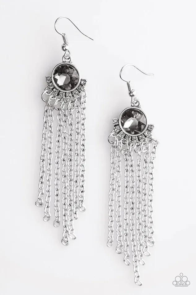 Paparazzi Jewelry Earrings Paparazzi Earring Wham GLAM Silver