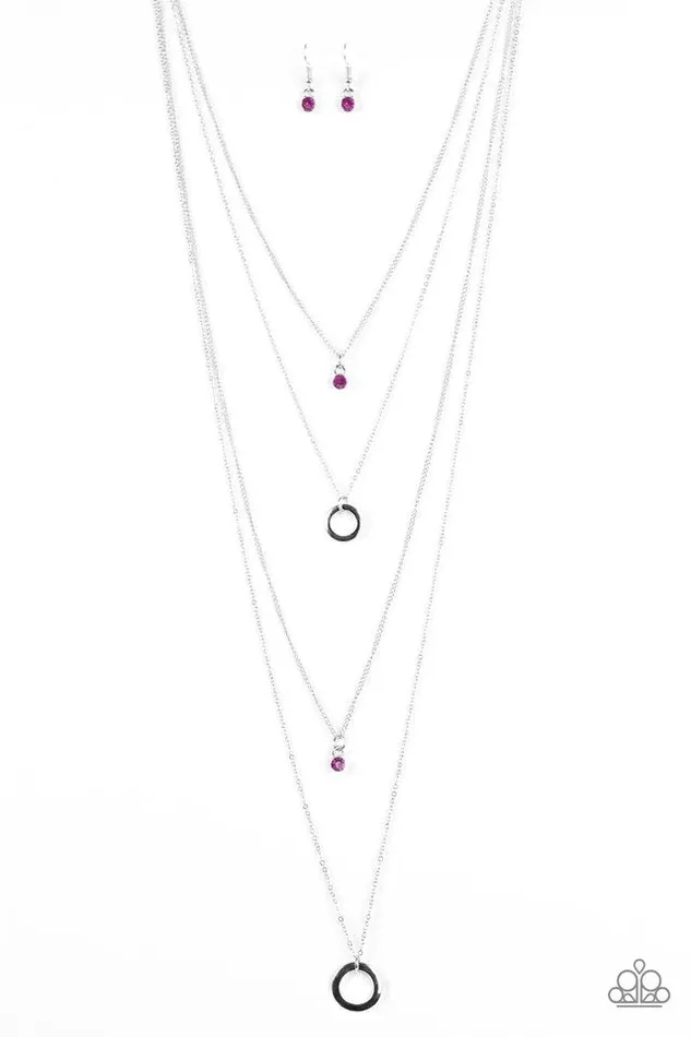 Paparazzi Jewelry Necklaces Paparazzi Necklace All About Elegance Purple