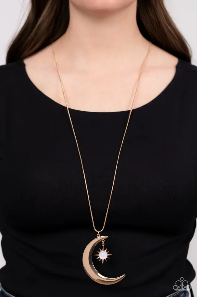 Paparazzi Jewelry Necklaces Paparazzi Necklace Astral Ascension Gold