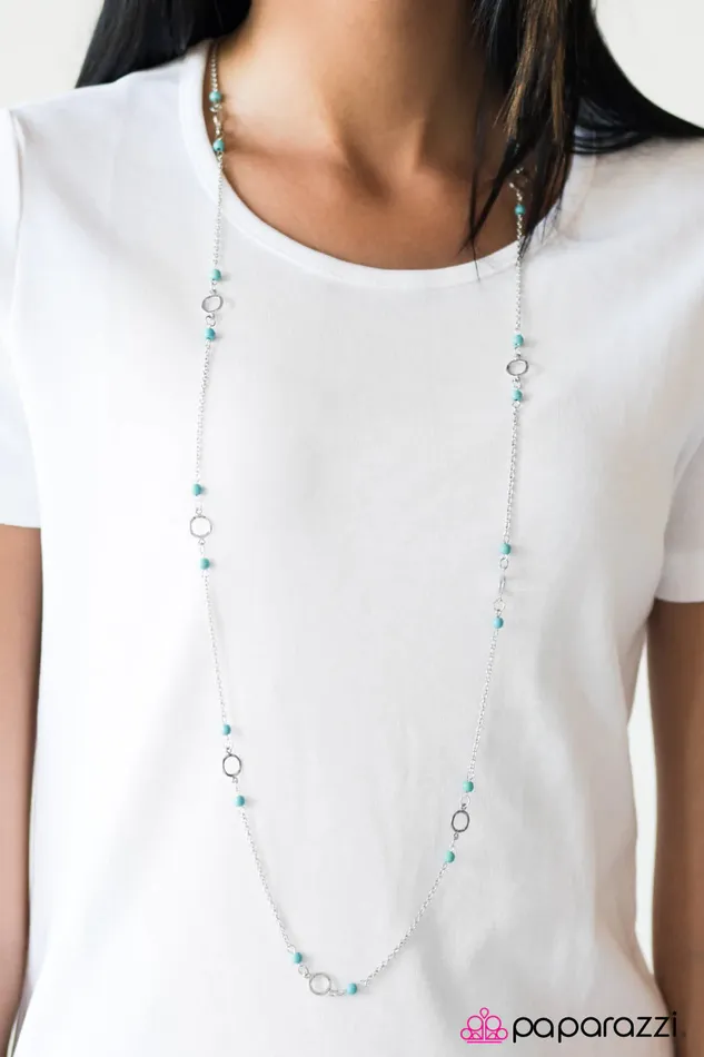 Paparazzi Jewelry Necklaces Paparazzi Necklace Beach Savvy Blue